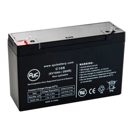 Battery Clerk UPS Battery, UPS, 6V DC, 10 Ah, Cabling, F1 Terminal EATON-POWERWARE 5115RM 1500 VA